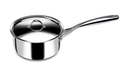 Stahl Stainless Steel Tea Pan | Triply Saucepan with Lid | Milk Pan 2 L | Gas & Induction Base Sauce Pan | Artisan 4218, Dia 18 cm - Image 2